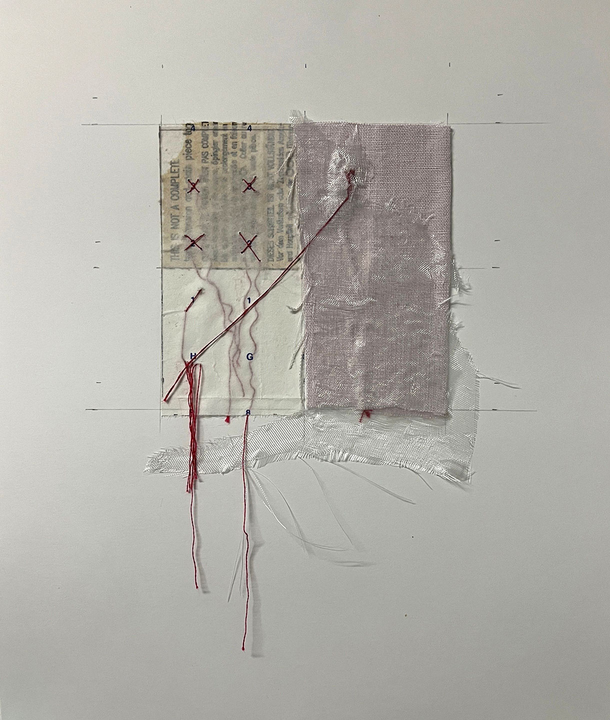 Abstract assemblage by artist Robin Factor