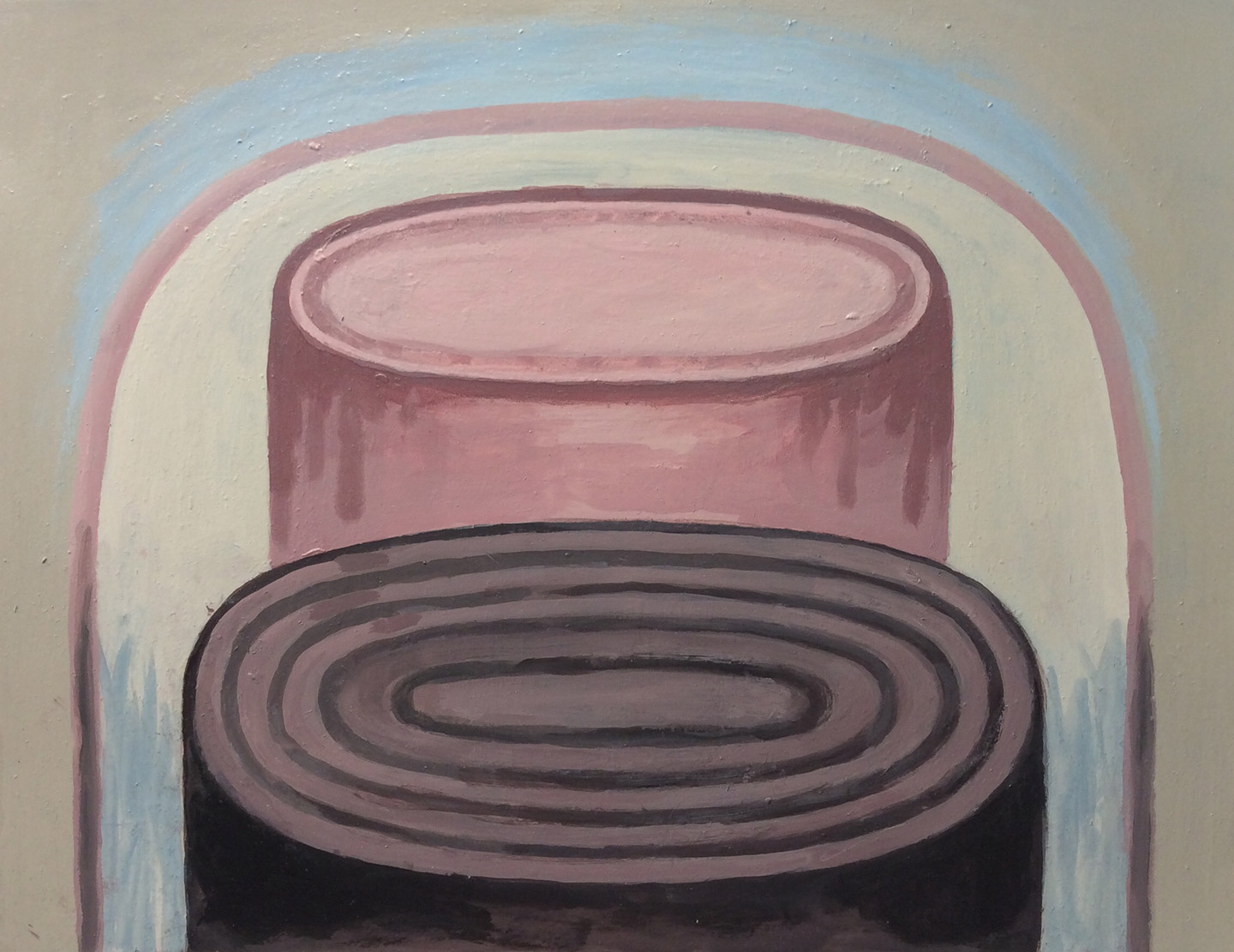 Abstract painting by Christine Hughes