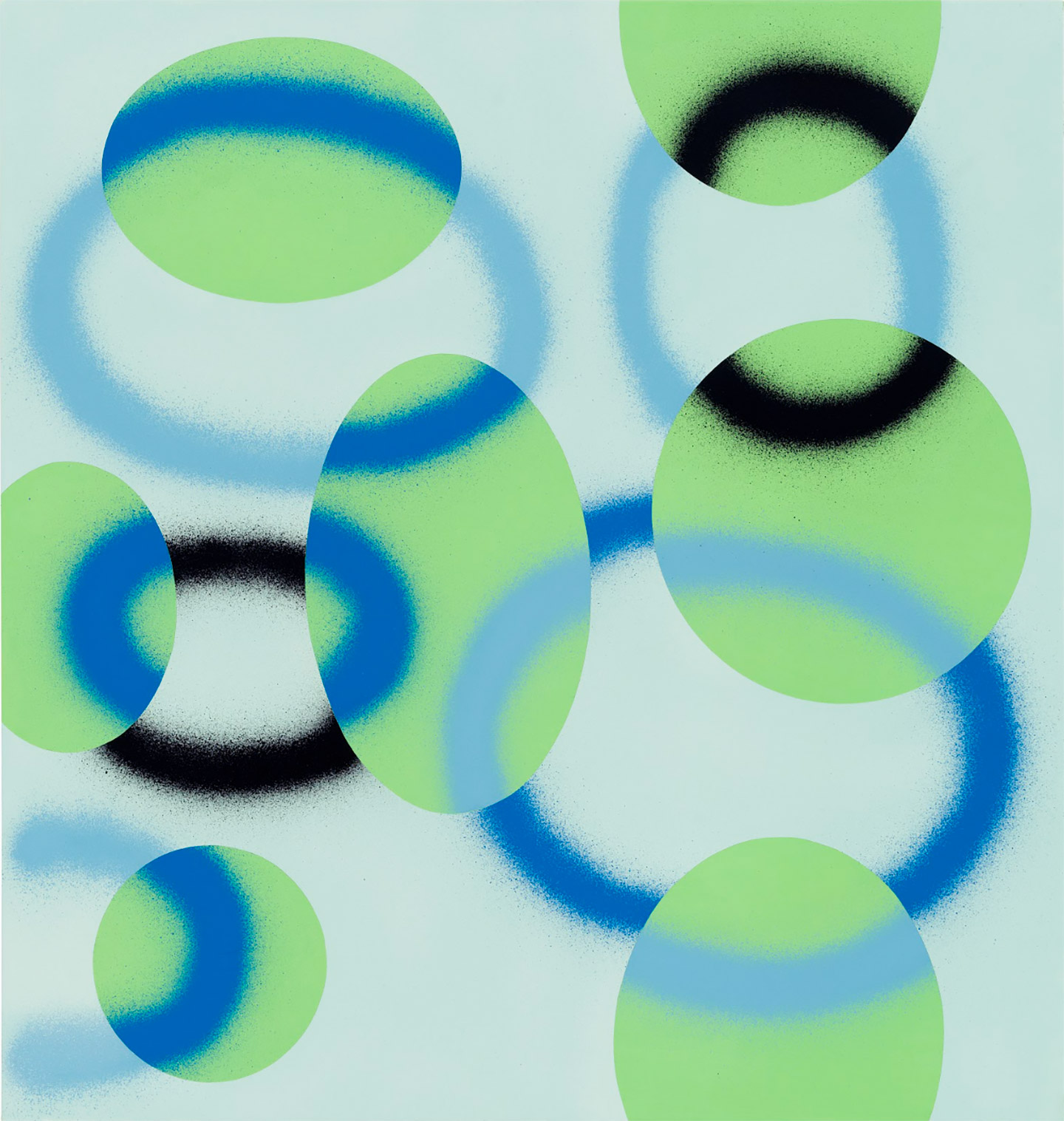 Abstract painting by John Phillips