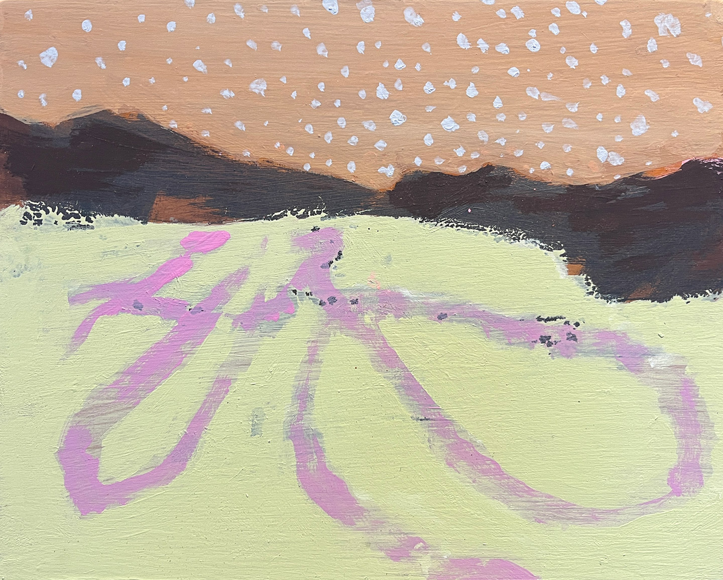 Abstract painting by Patrice Lorenz