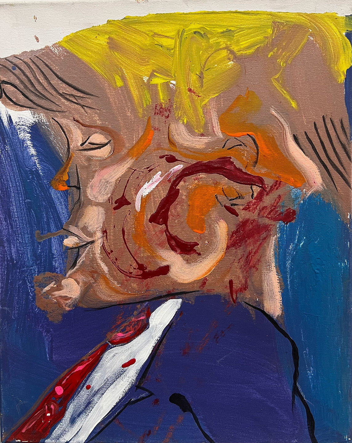 Trump painting by artist, Brett DePalma
