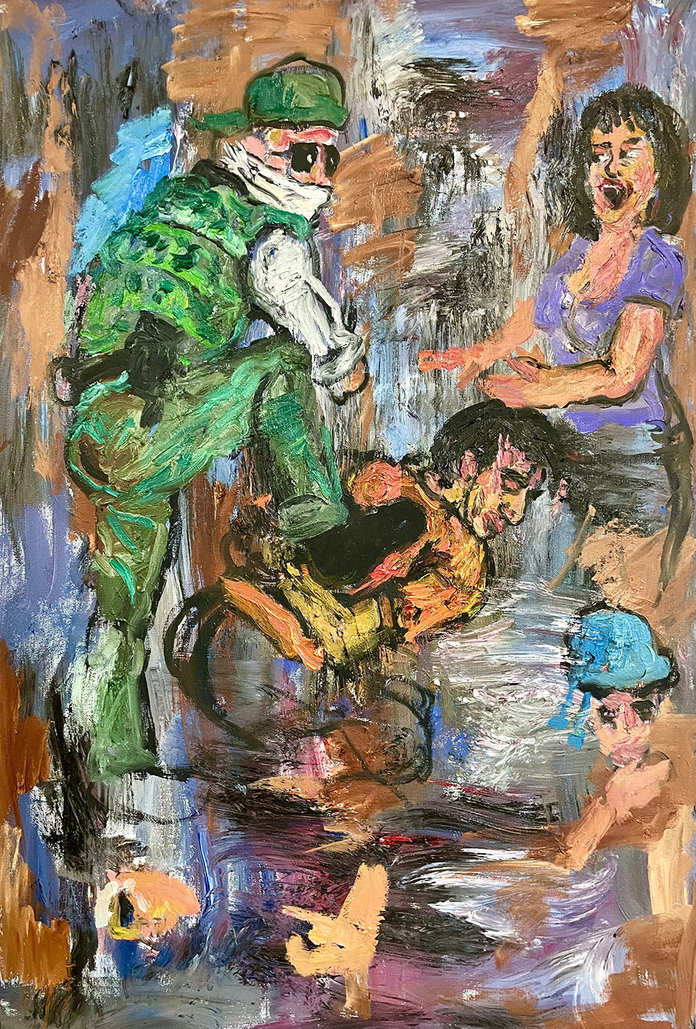 ICE painting by artist, Gary Mayer