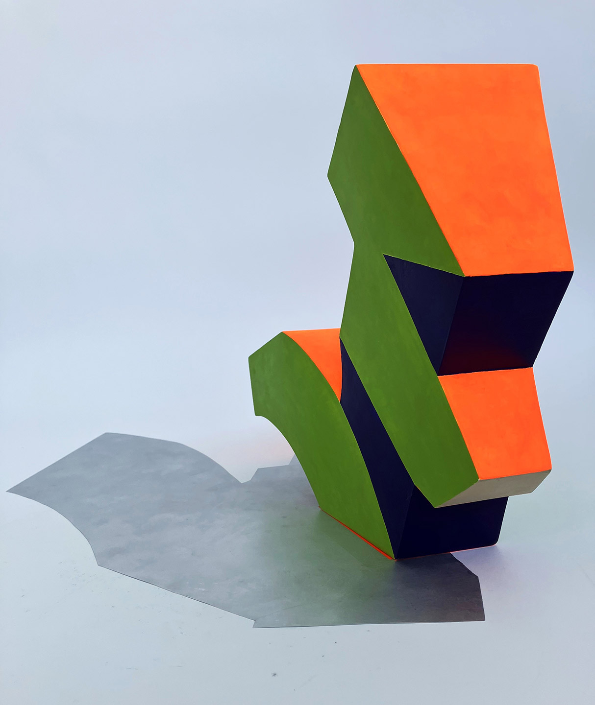 Abstract geometrical composition with shadows by contemporary artist, Beth Caspar.