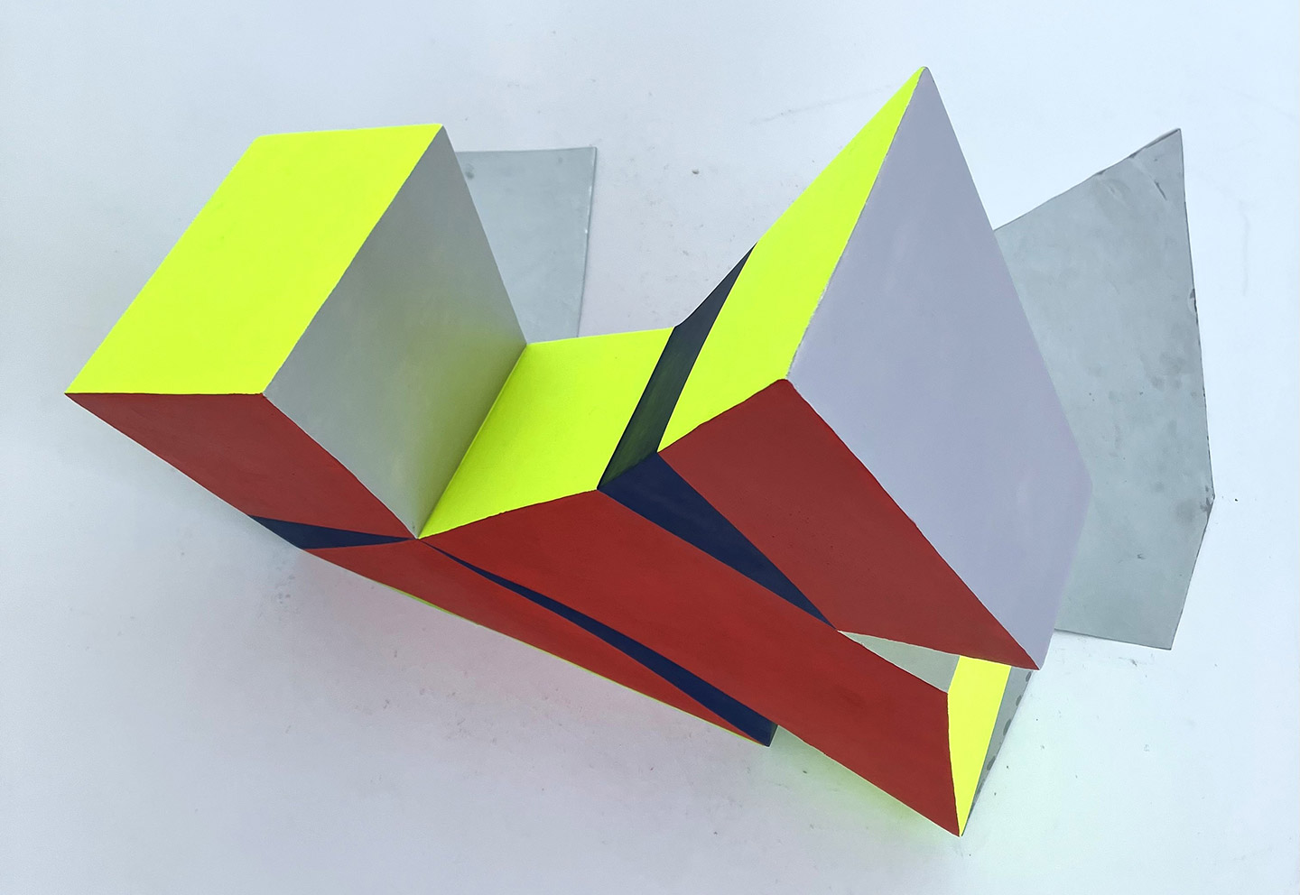 Abstract geometrical composition with shadows by contemporary artist, Beth Caspar.