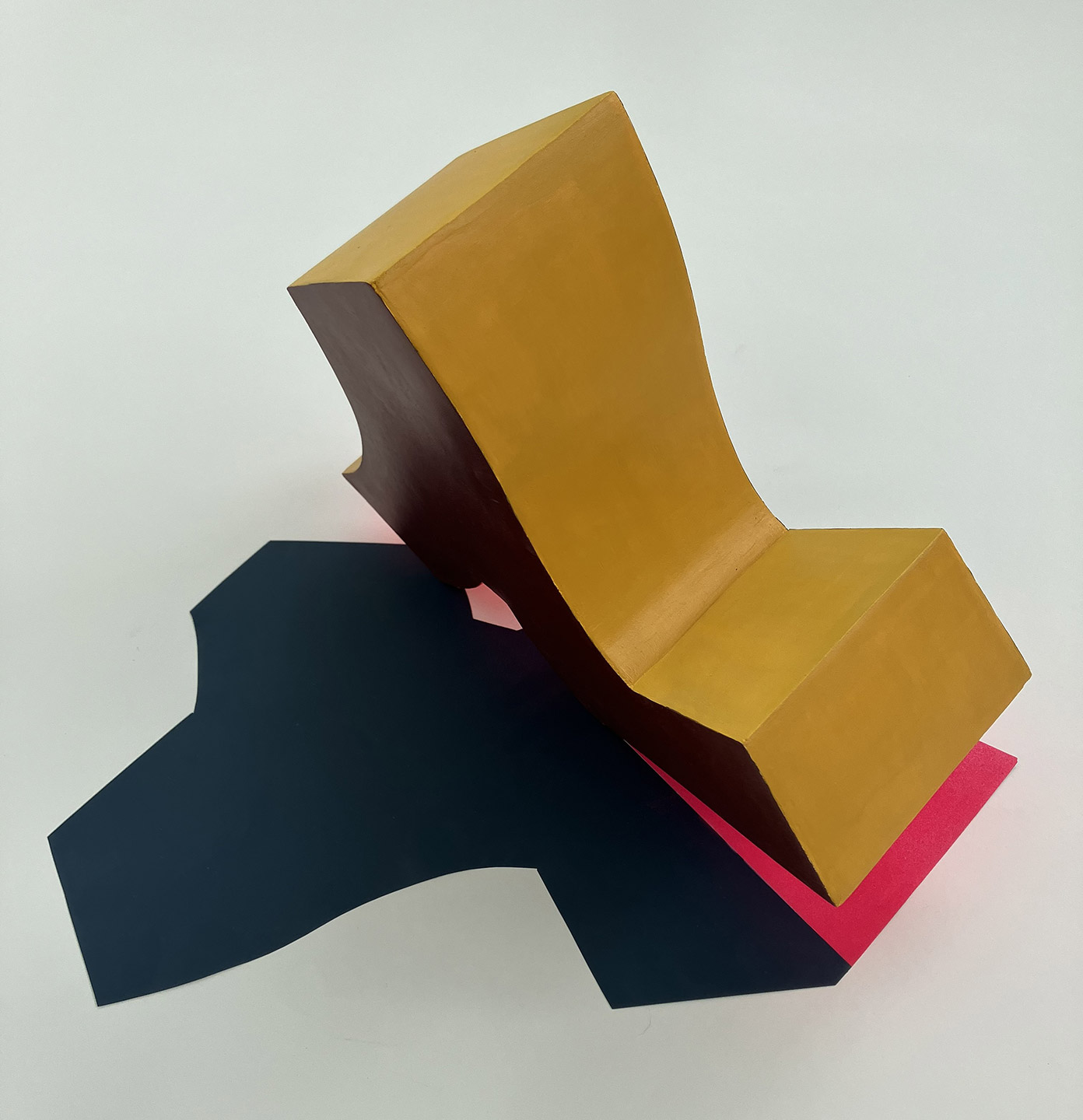 Abstract geometrical composition with shadows by contemporary artist, Beth Caspar.
