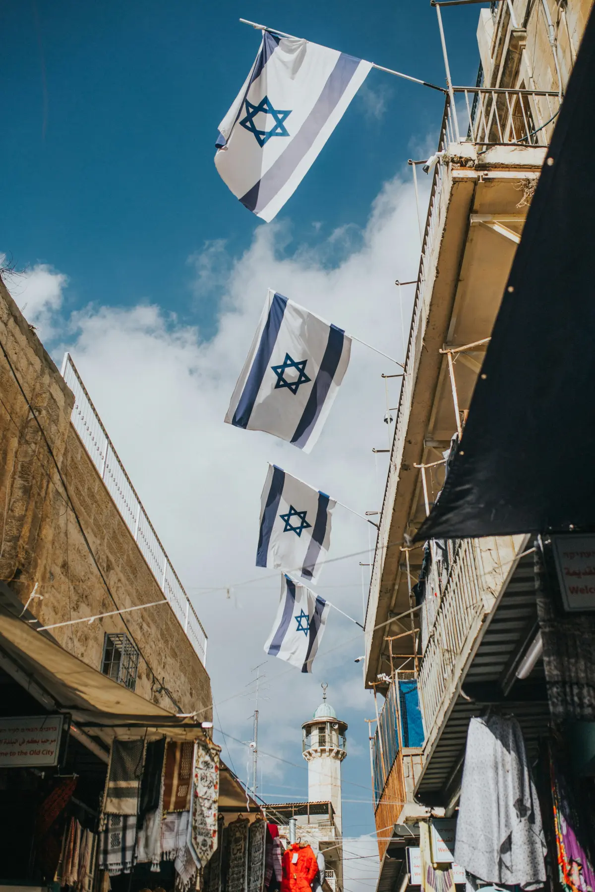 Israel flags