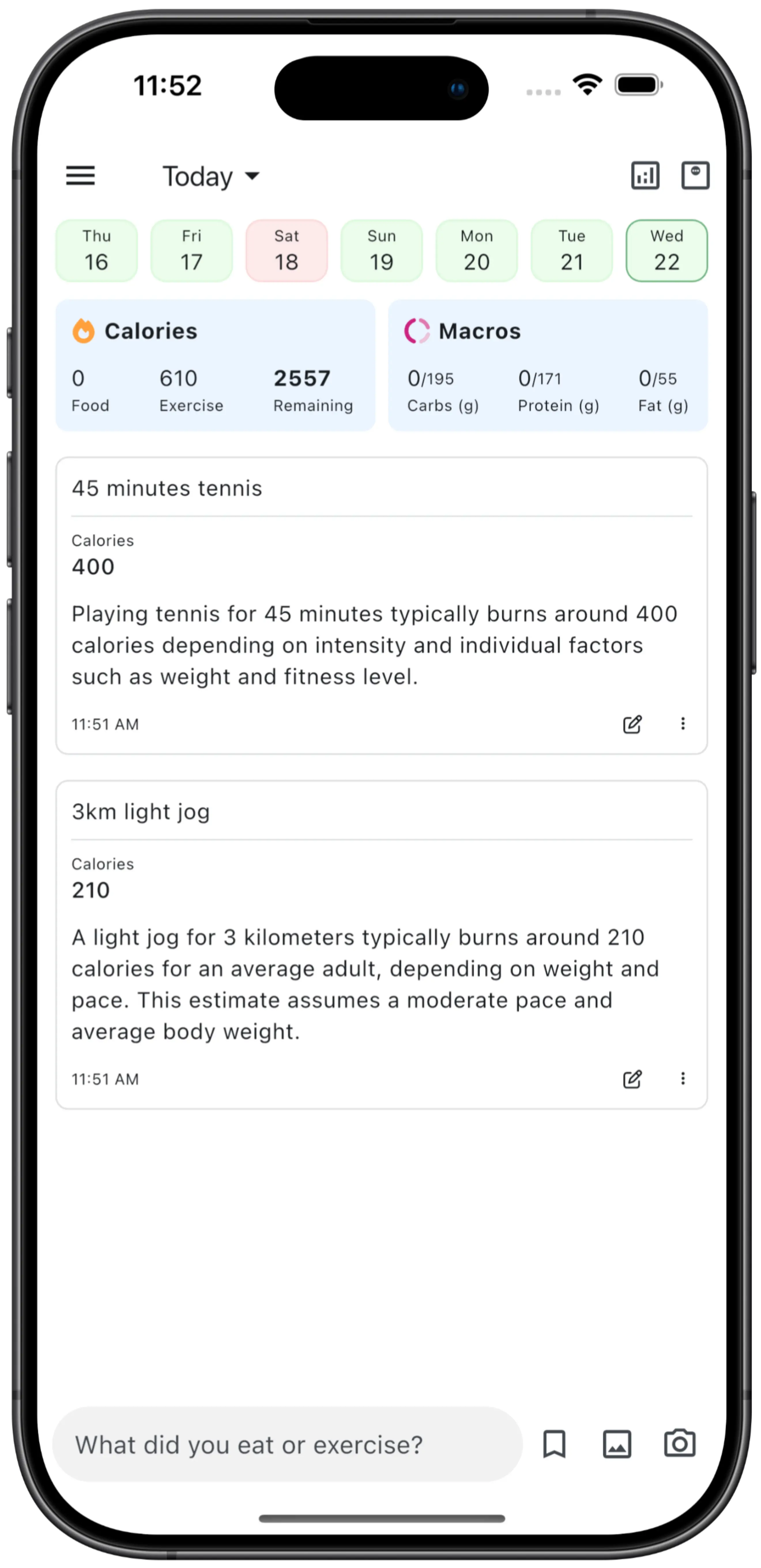 Journable - Top AI Exercise Tracker App Screenshot