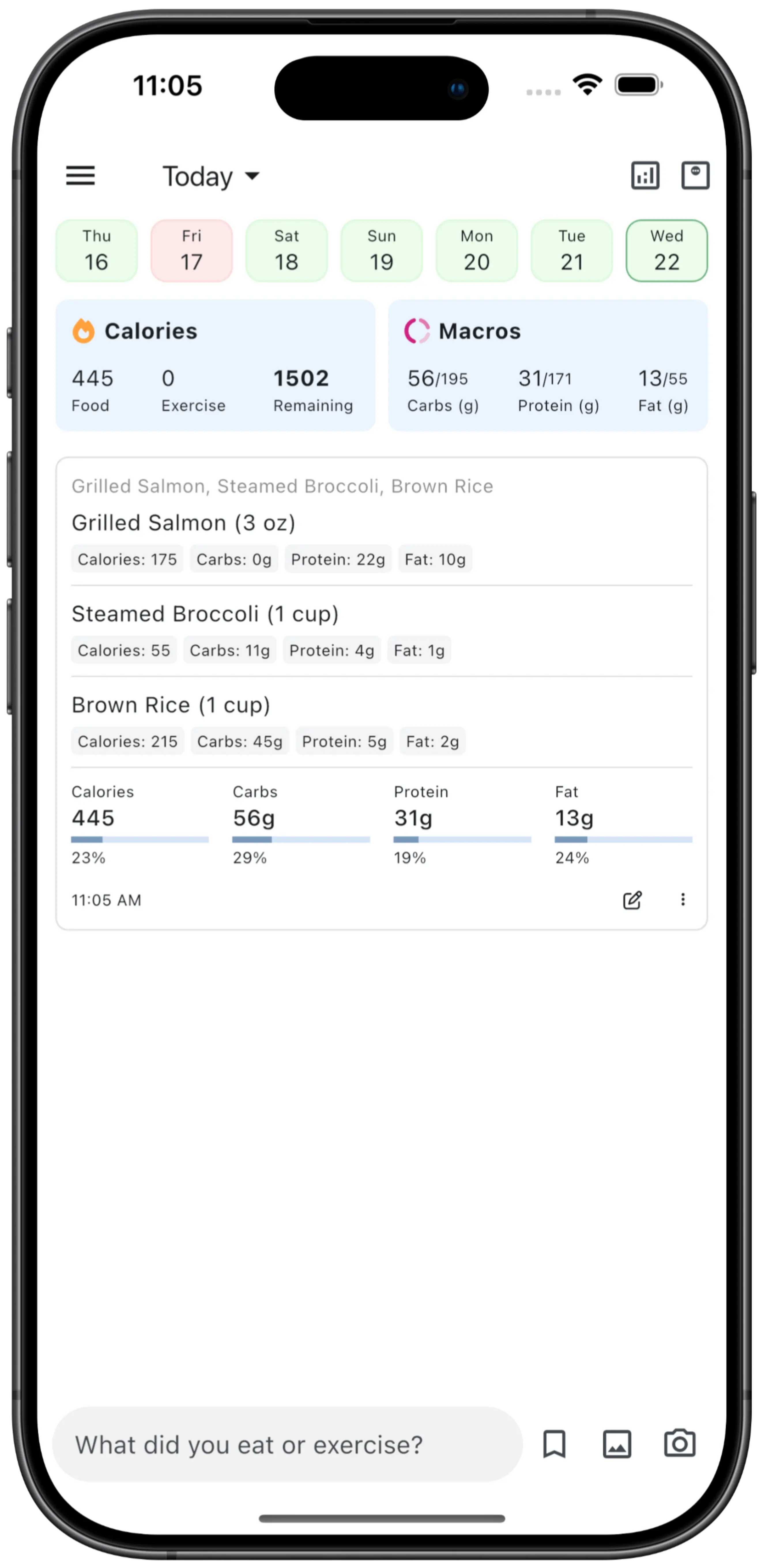 Journable - Good AI Diet Tracker App Screenshot