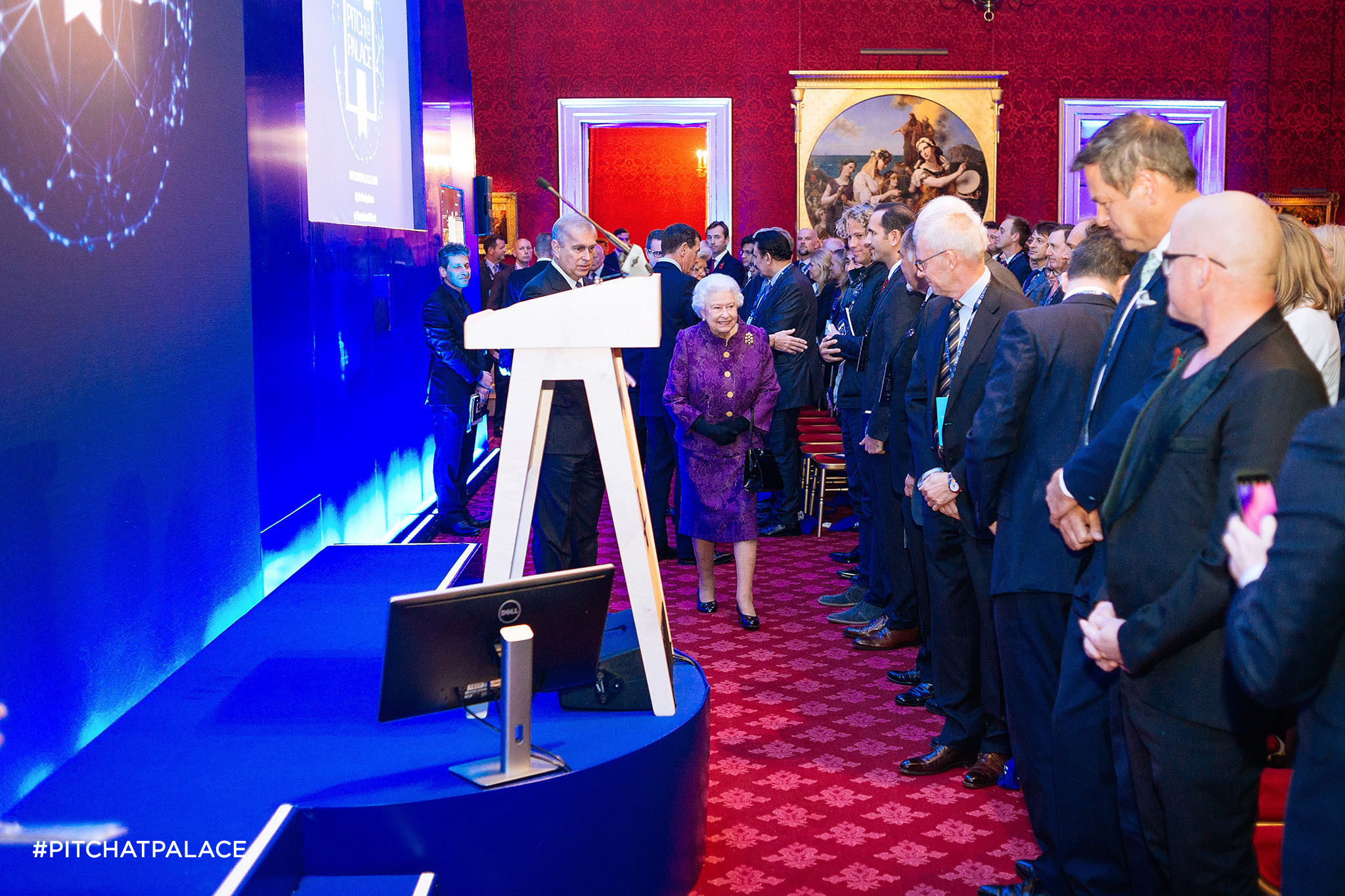 Royal guest attending a prestigious business event