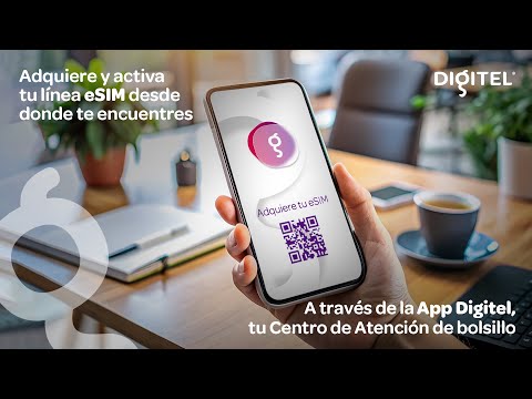App Digitel te lo hace fácil, conoce todos los beneficios, teléfono inteligente muestra la pantalla al ingresar en la app