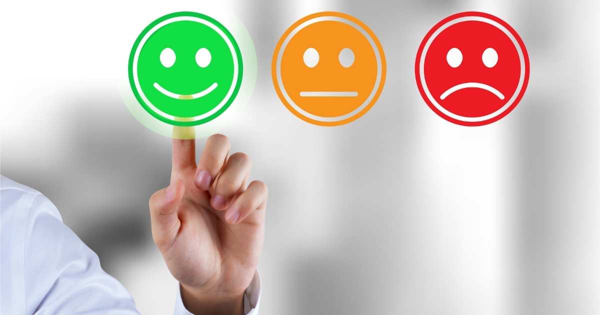 customer satisfaction smiley faces