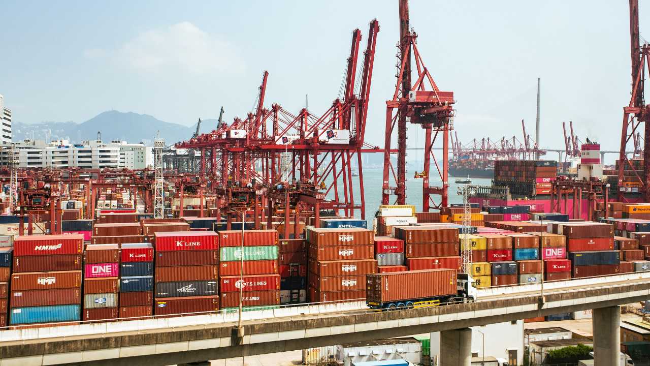 Georgia's Port of Savannah, operated by the Georgia Ports Authority.