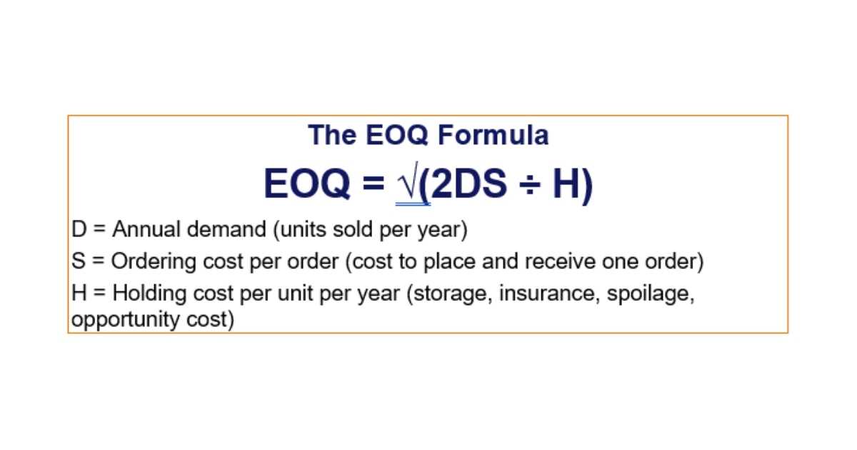 A depicting on the EOG formula explaining what it is calculating.