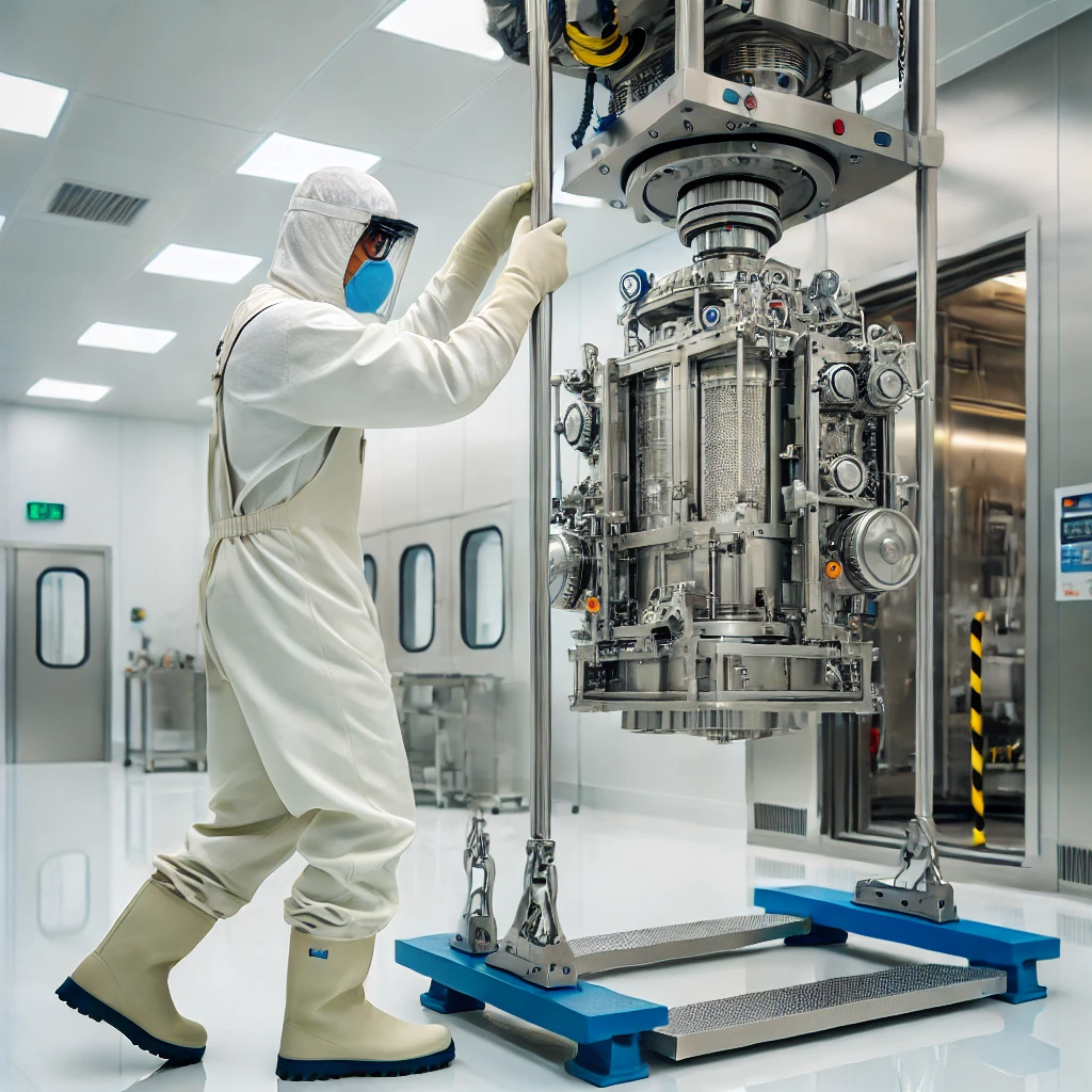 Clean room equipment in a clean room solution.