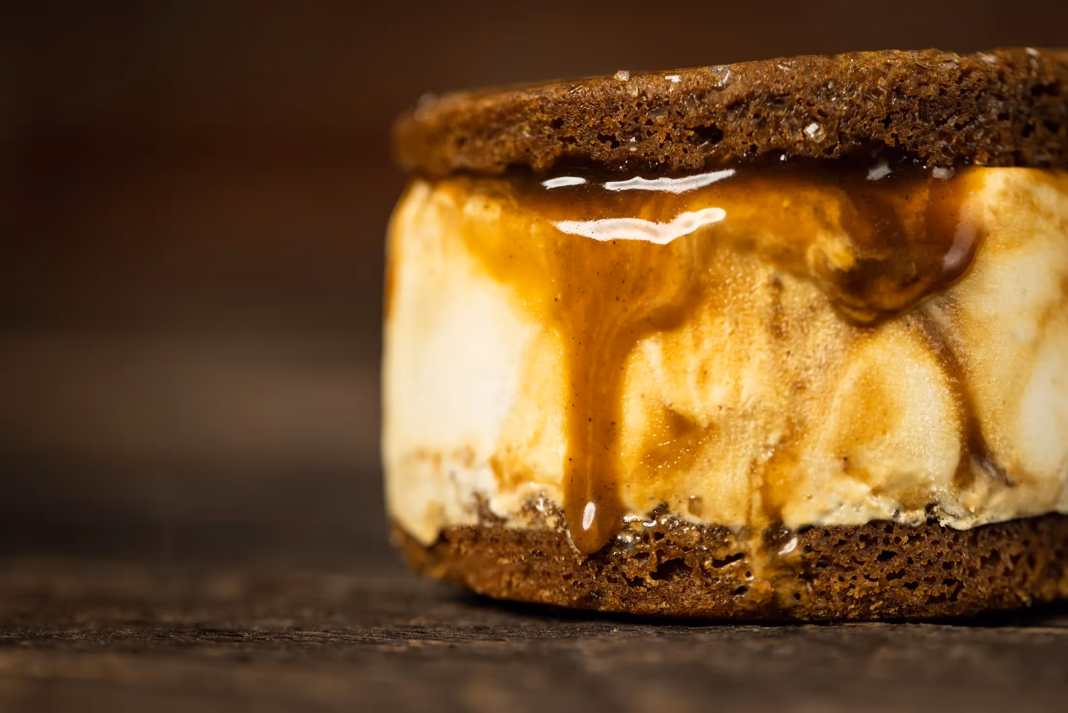 Ginger Molasses Leona's Ice Cream Sandwich