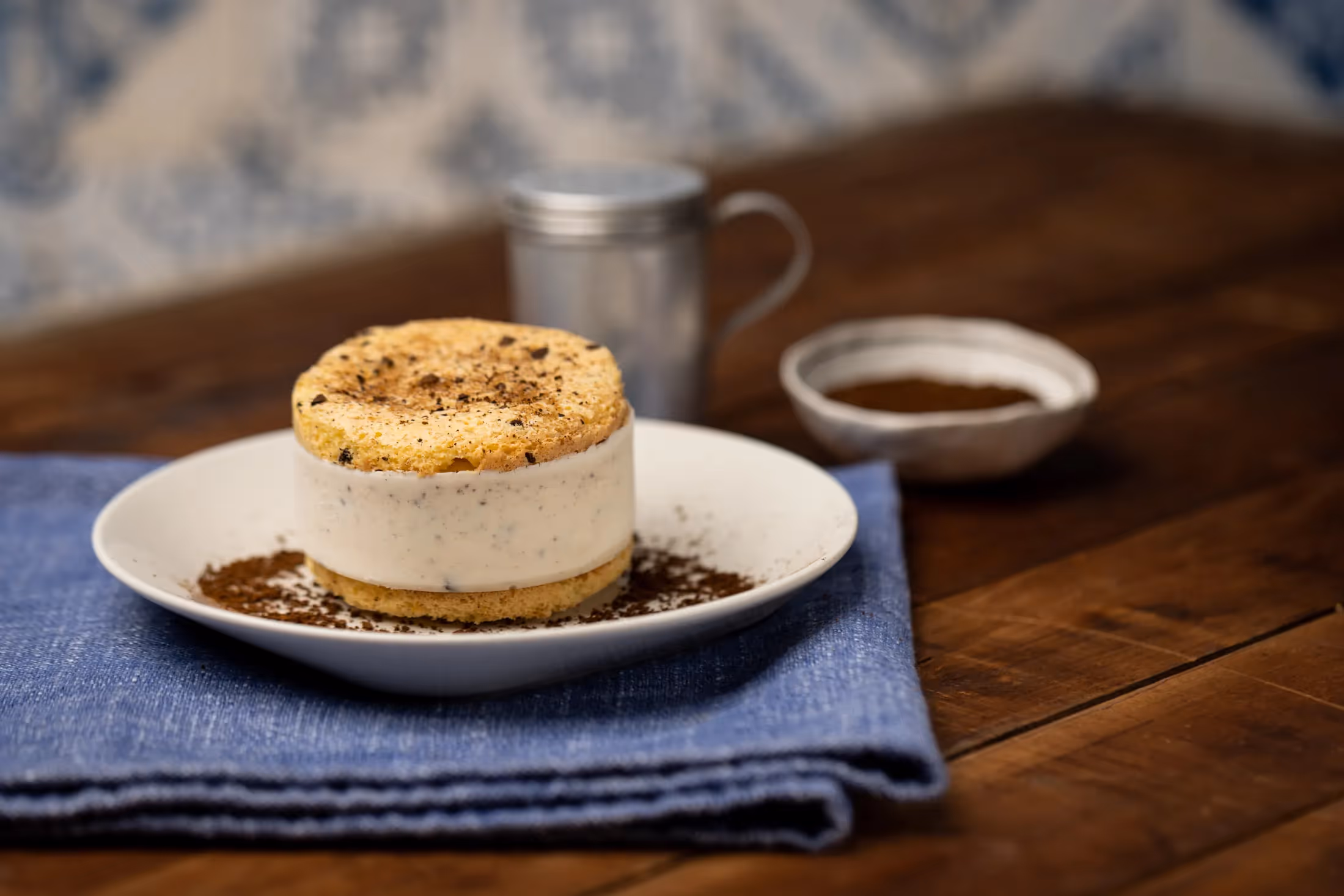 Leona's ice cream sandwich on a plate