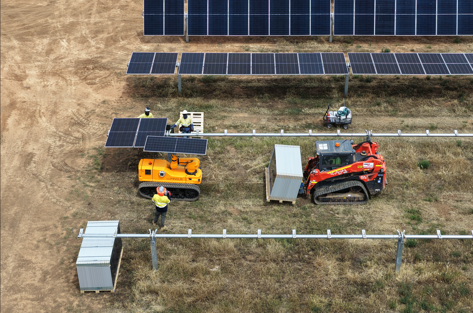 Lancaster Solar Farm: Delivering 105MW of Single Axis Tracker Construction in Regional Victoria