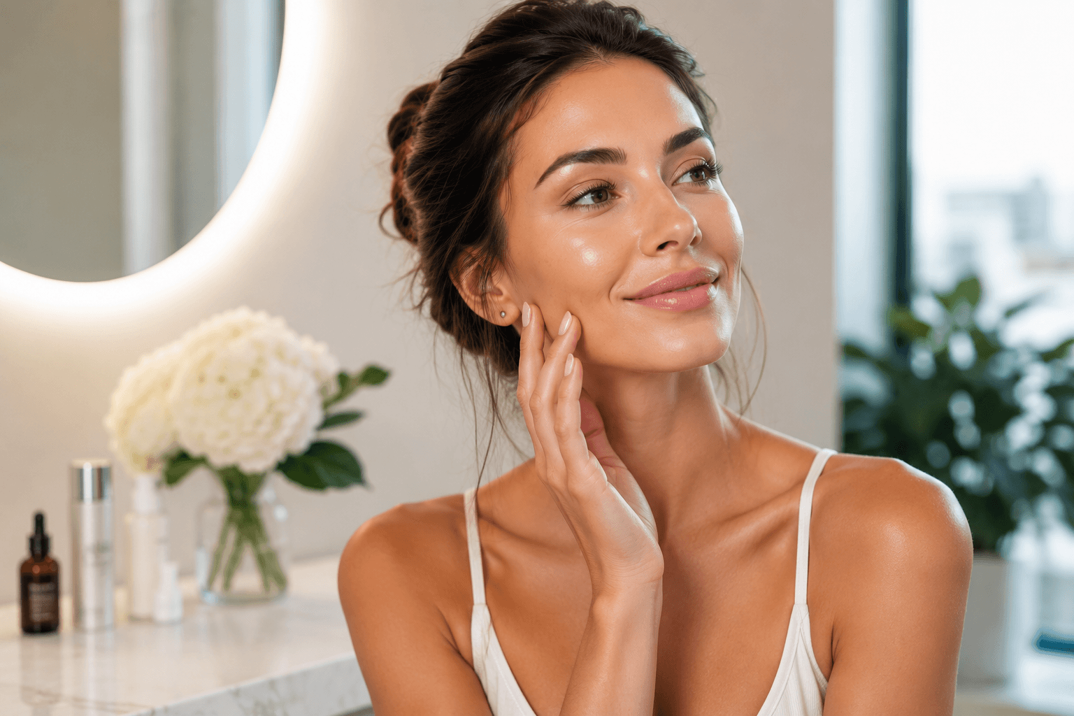 Collagen stimulation treatment session at Buckhead Georgia med spa