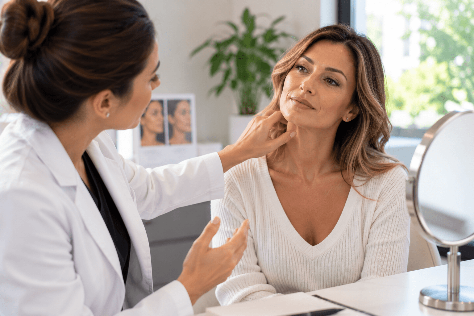 Even, brightened skin tone results from a med spa treatment in Buckhead, Atlanta