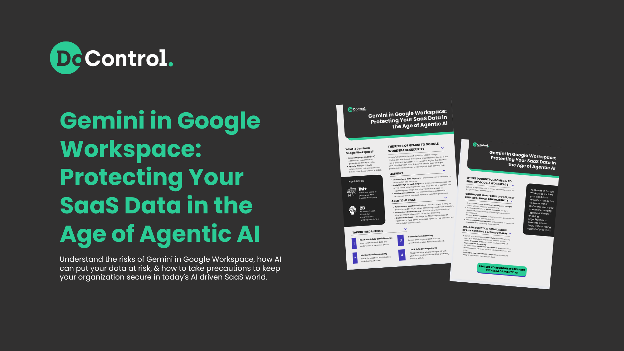 Gemini in Google Workspace: Protecting Your SaaS Data in the Age of Agentic AI