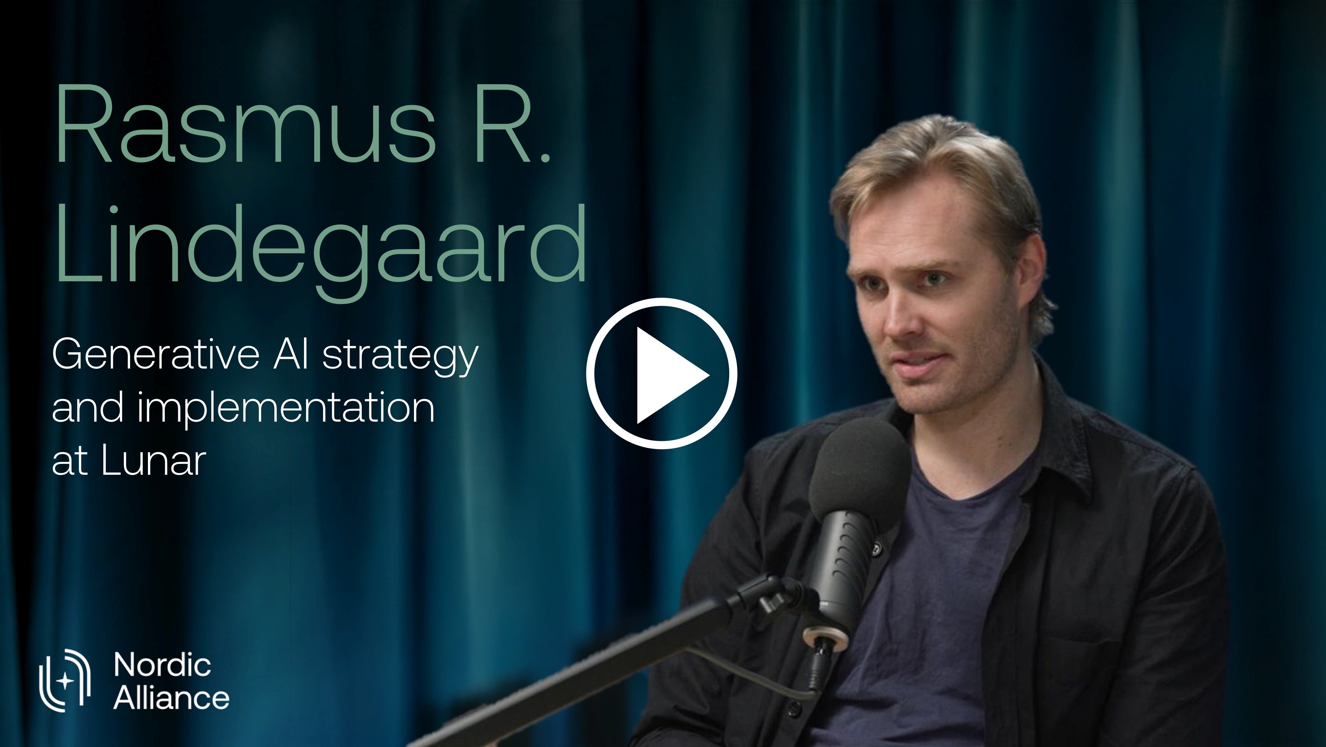 Rasmus Risager Lindegaard, former Head of Product, Plans & AI Projects at Lunar and now CEO and co-founder of Avido, shares the inside story of how Lunar scaled generative AI—from a grassroots side project to a live AI assistant helping customers manage their money better.