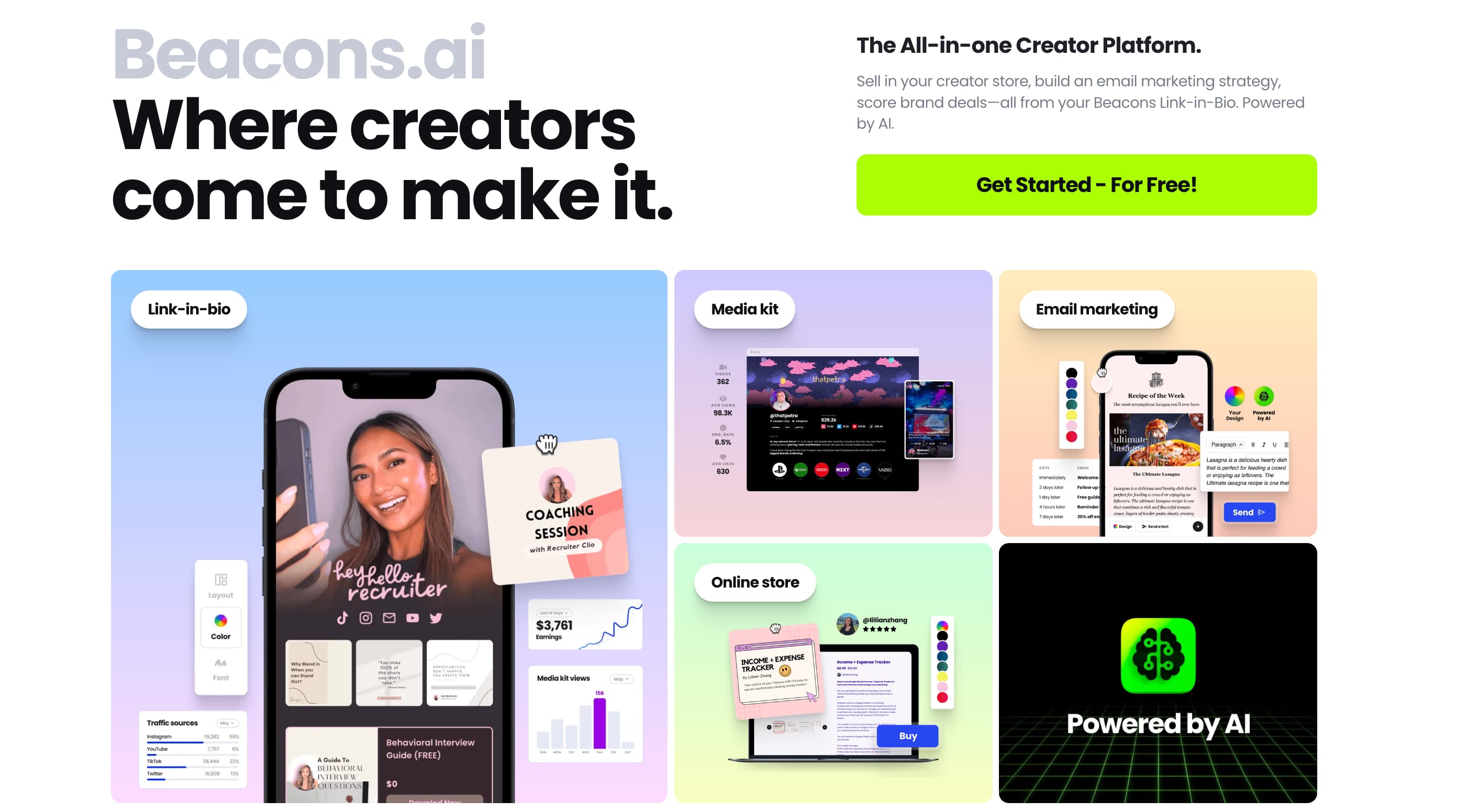 <img src="beacons-platform.png" alt="Beacons platform landing page">