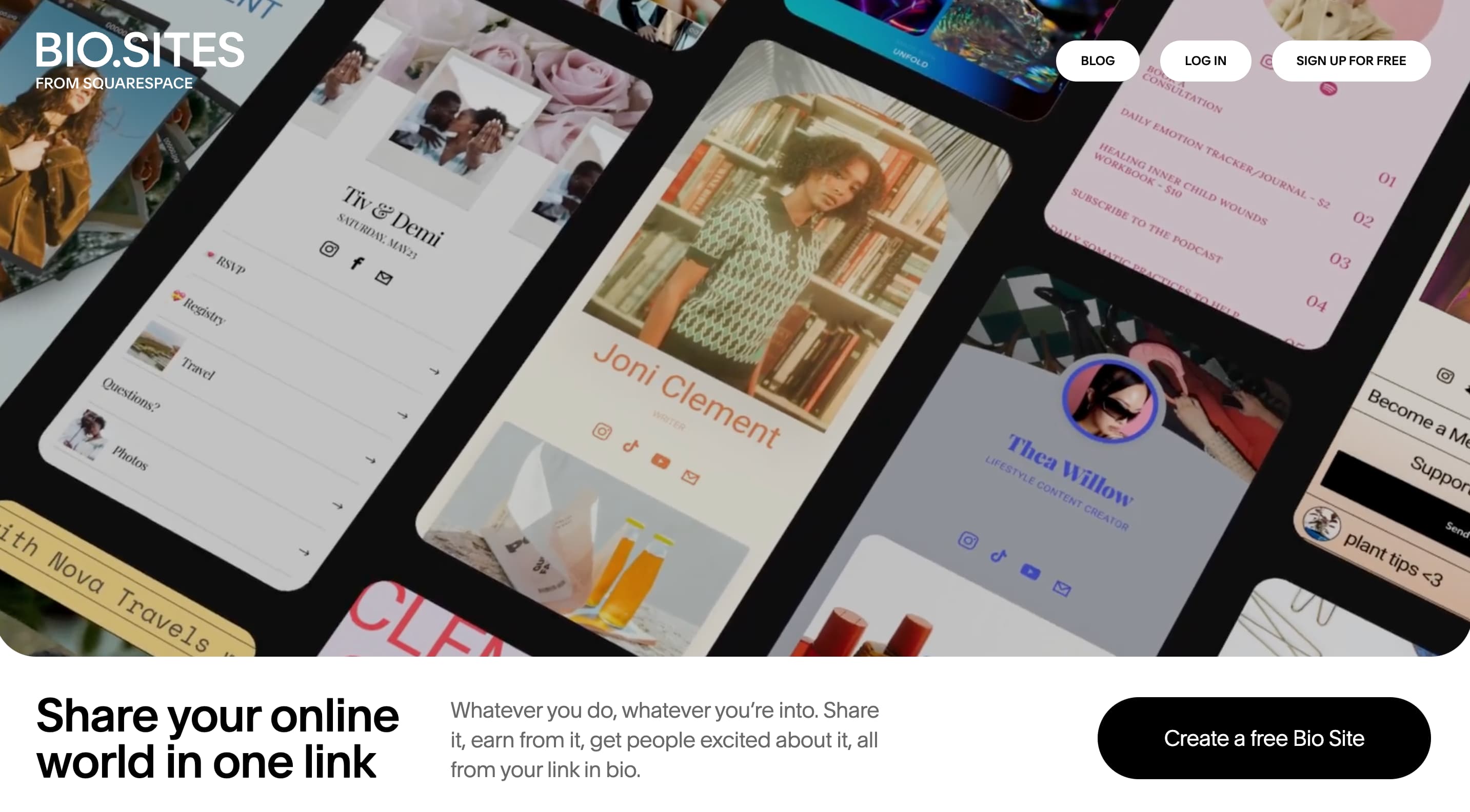 <img src="biosites-platform.png" alt="Biosites platform landing page">