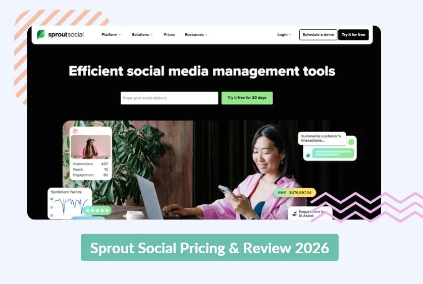 Sprout Social Pricing & Review 2026: Features, Costs & Verdict