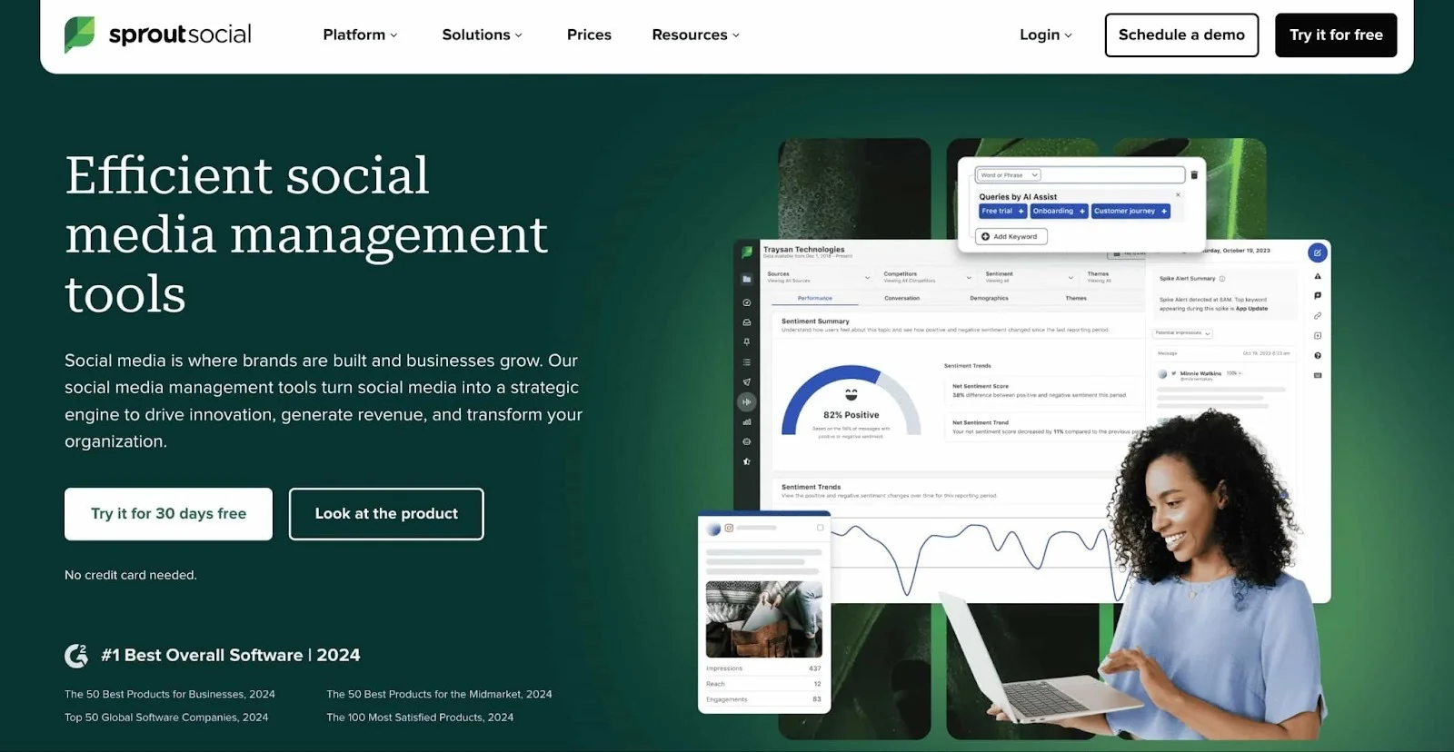 Sprout Social Influencer Analytics Tool