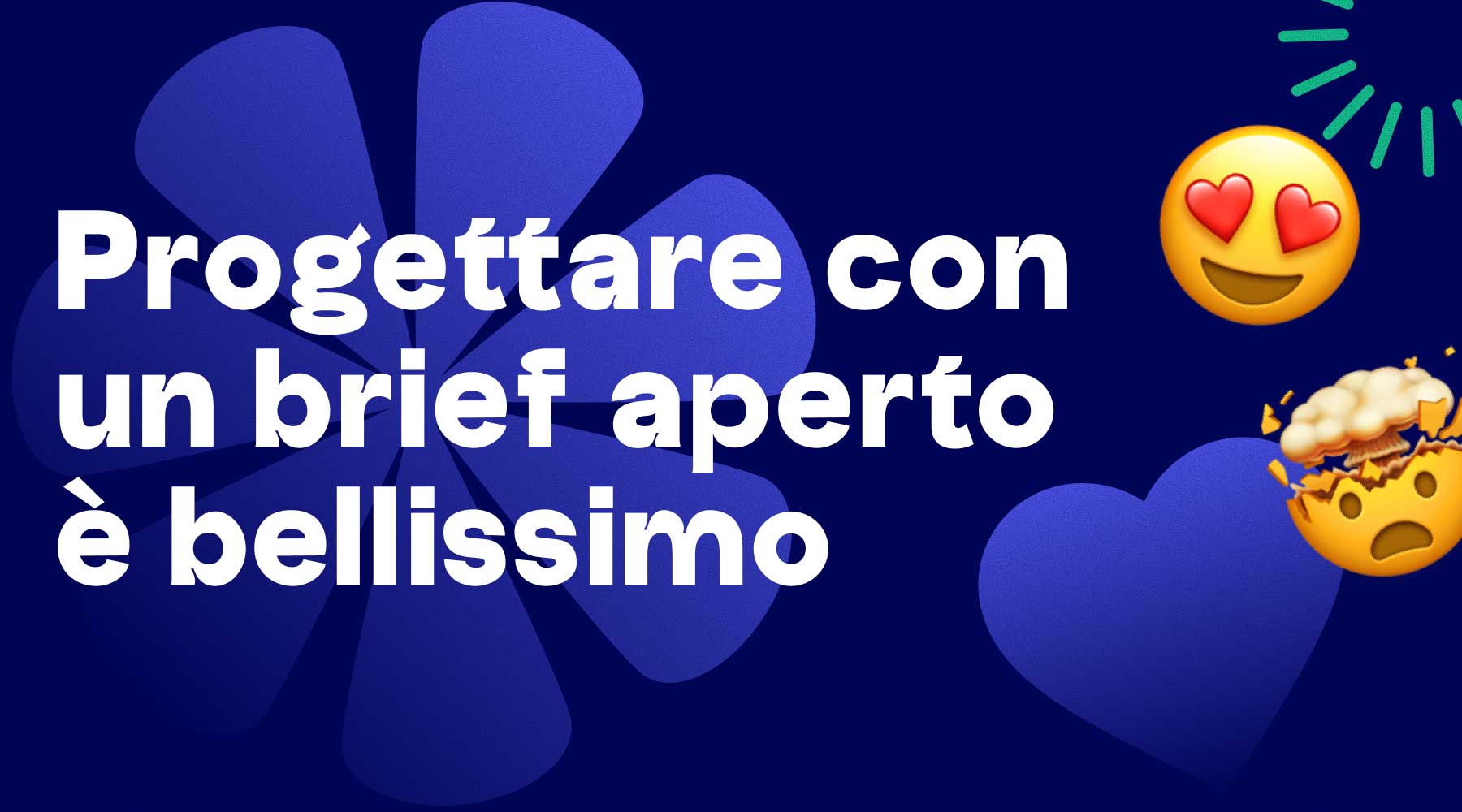 Cover con titolo Progettare con un brief aperto è bellissimo