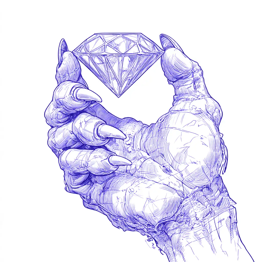 Hand holding valuable analytics diamond, representing Melbourne businesses that expect measurable revenue impact from data rather than decorative dashboards