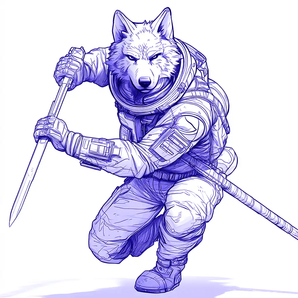 Strategic wolf warrior representing Melbourne Google Ads consultant ready to battle wasted ad spend and transform campaigns into revenue-generating assets