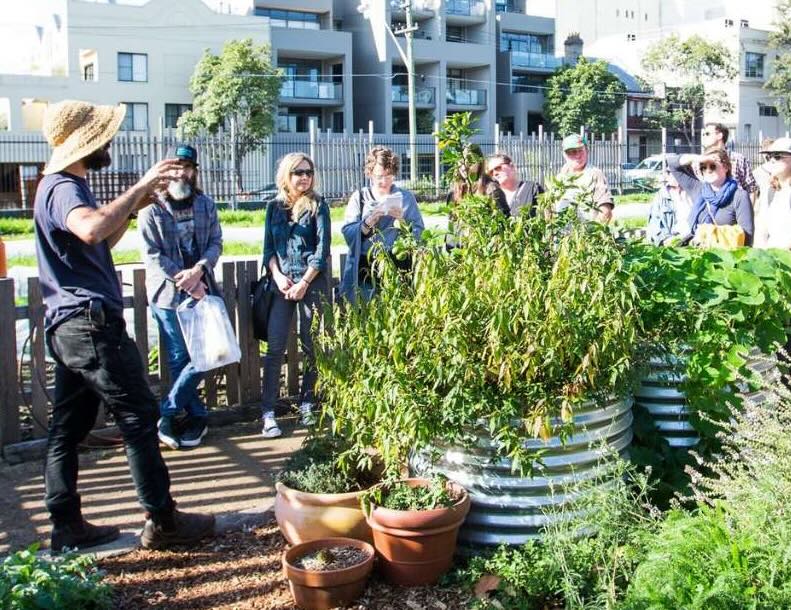 urban farm tour and workshop