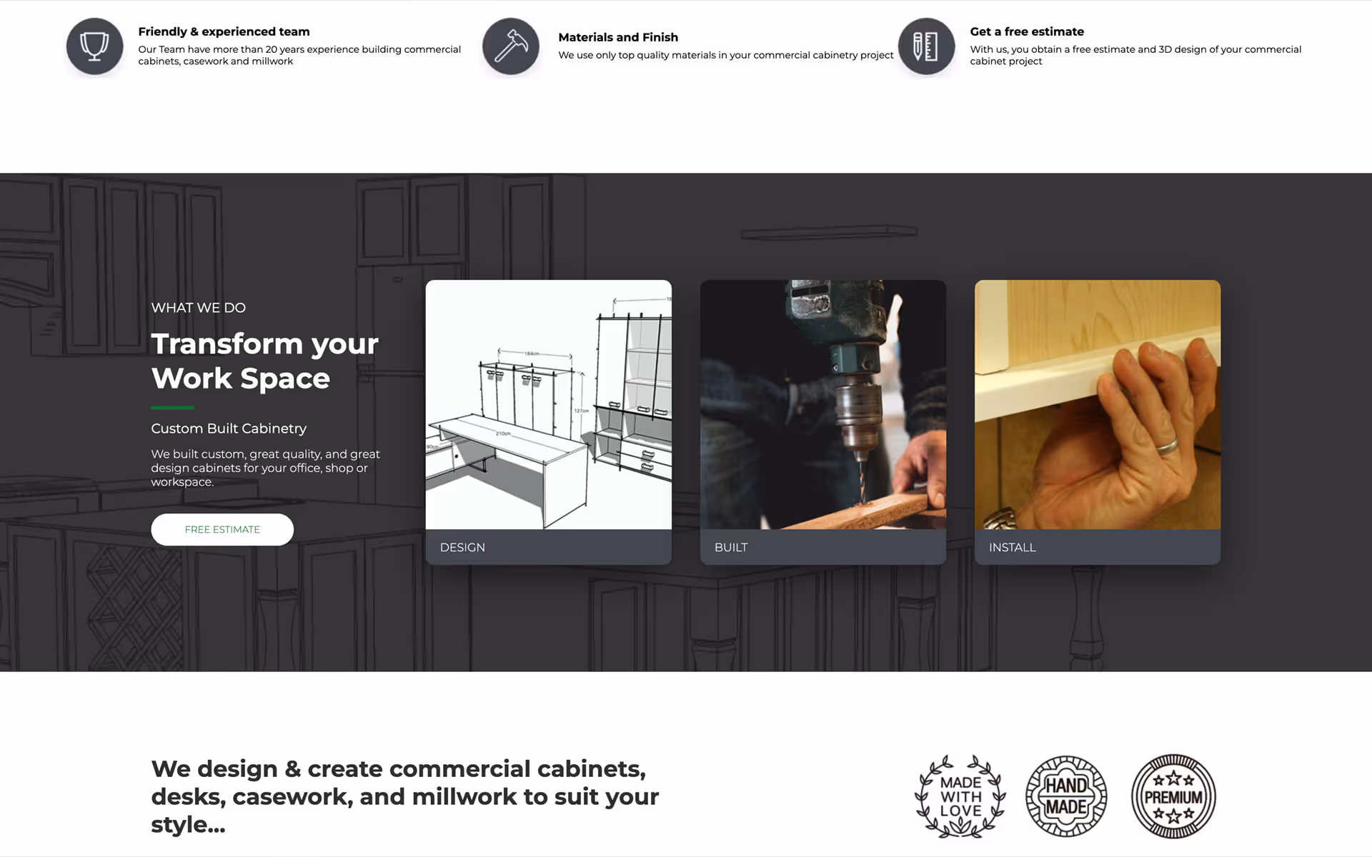 Cliente de Diseño Web: Build Green Texas LLC