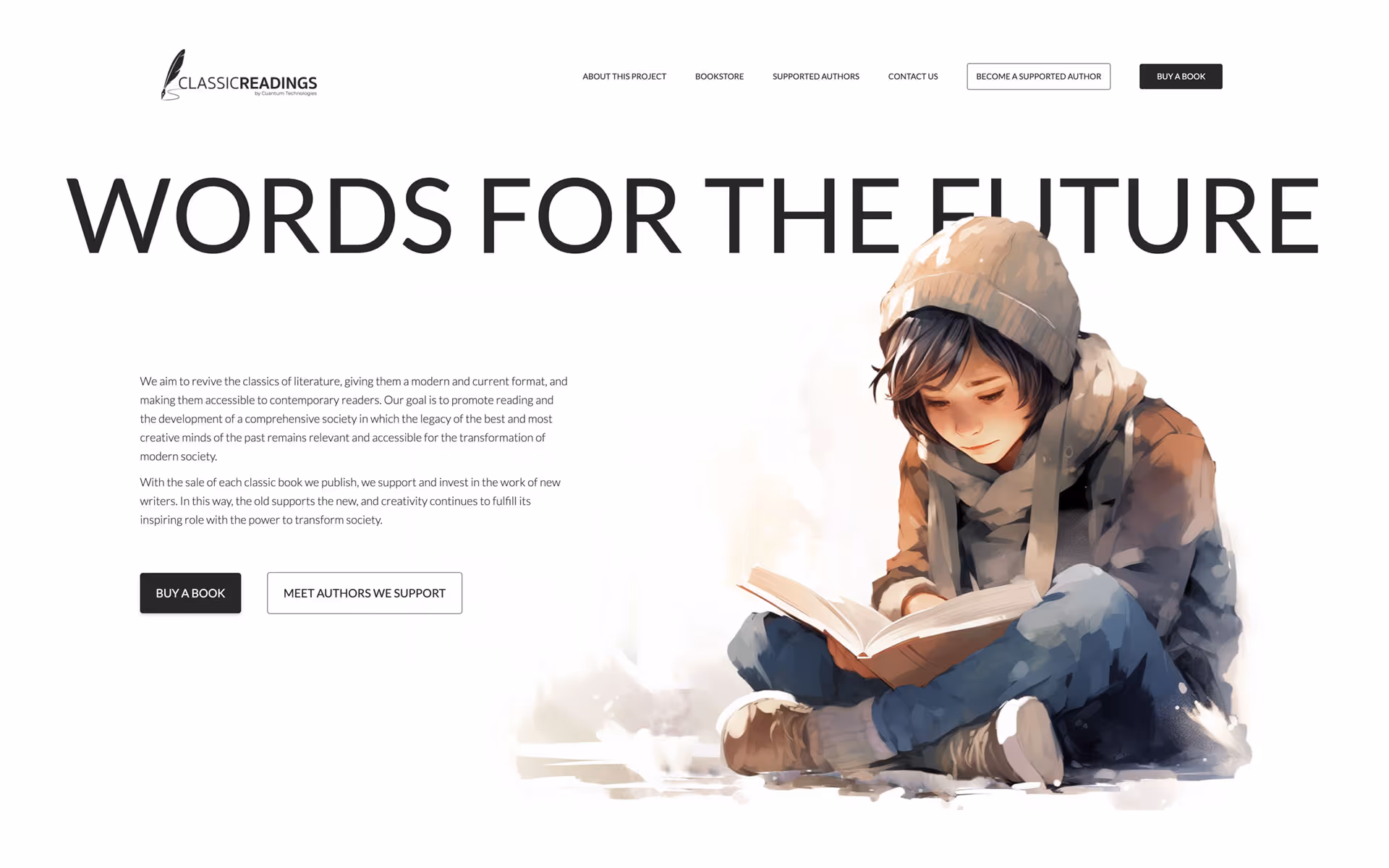 Cliente de Diseño Web: Classic Readings