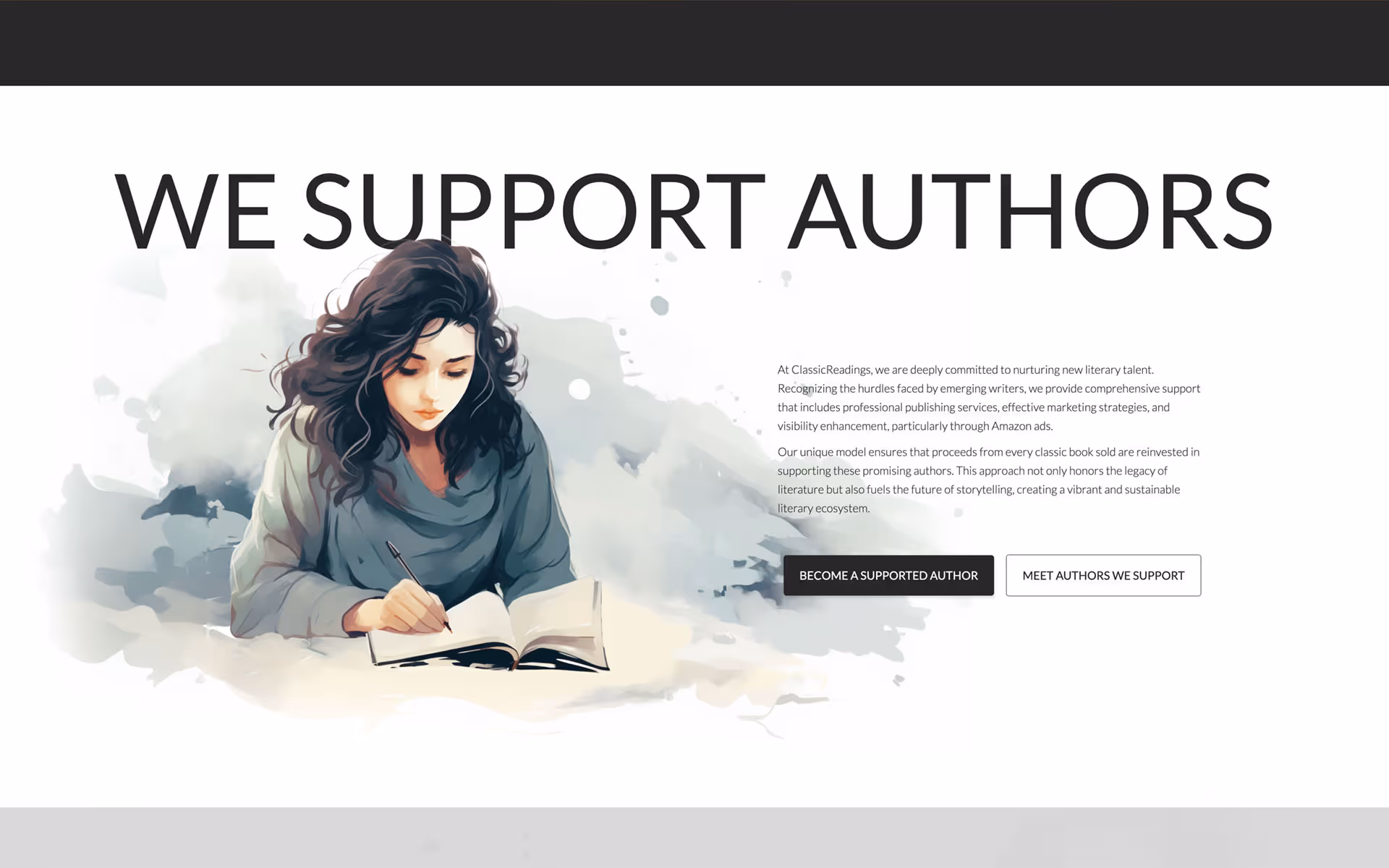 Cliente de Diseño Web: Classic Reading ORG