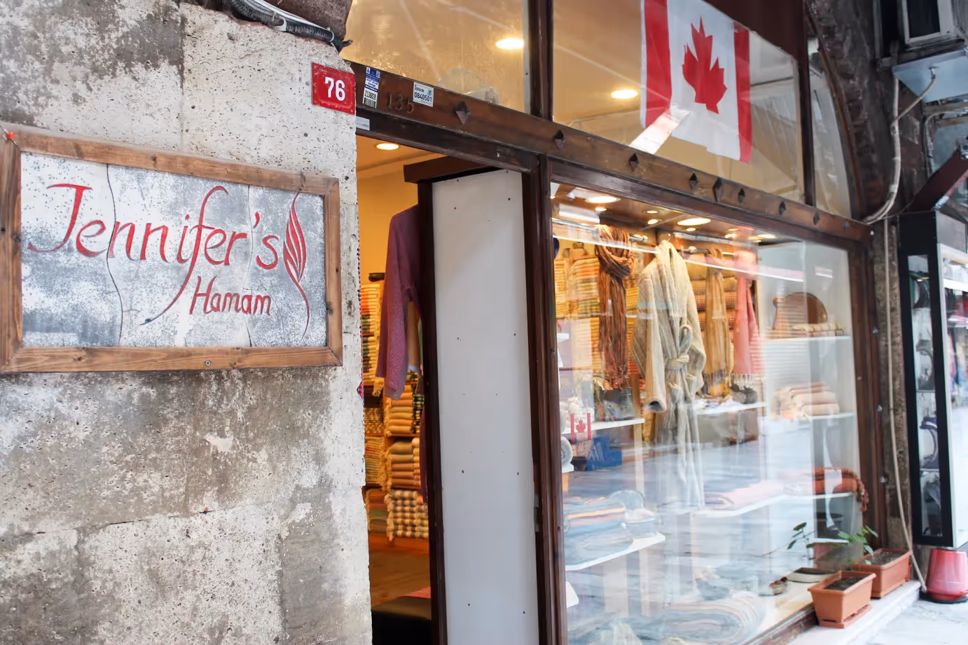 Jennifer's Hamam store front - Arasta Bazaar, NO: 135