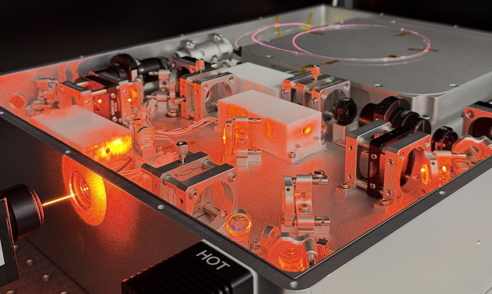 QTekLaser rack-mount fiber laser system