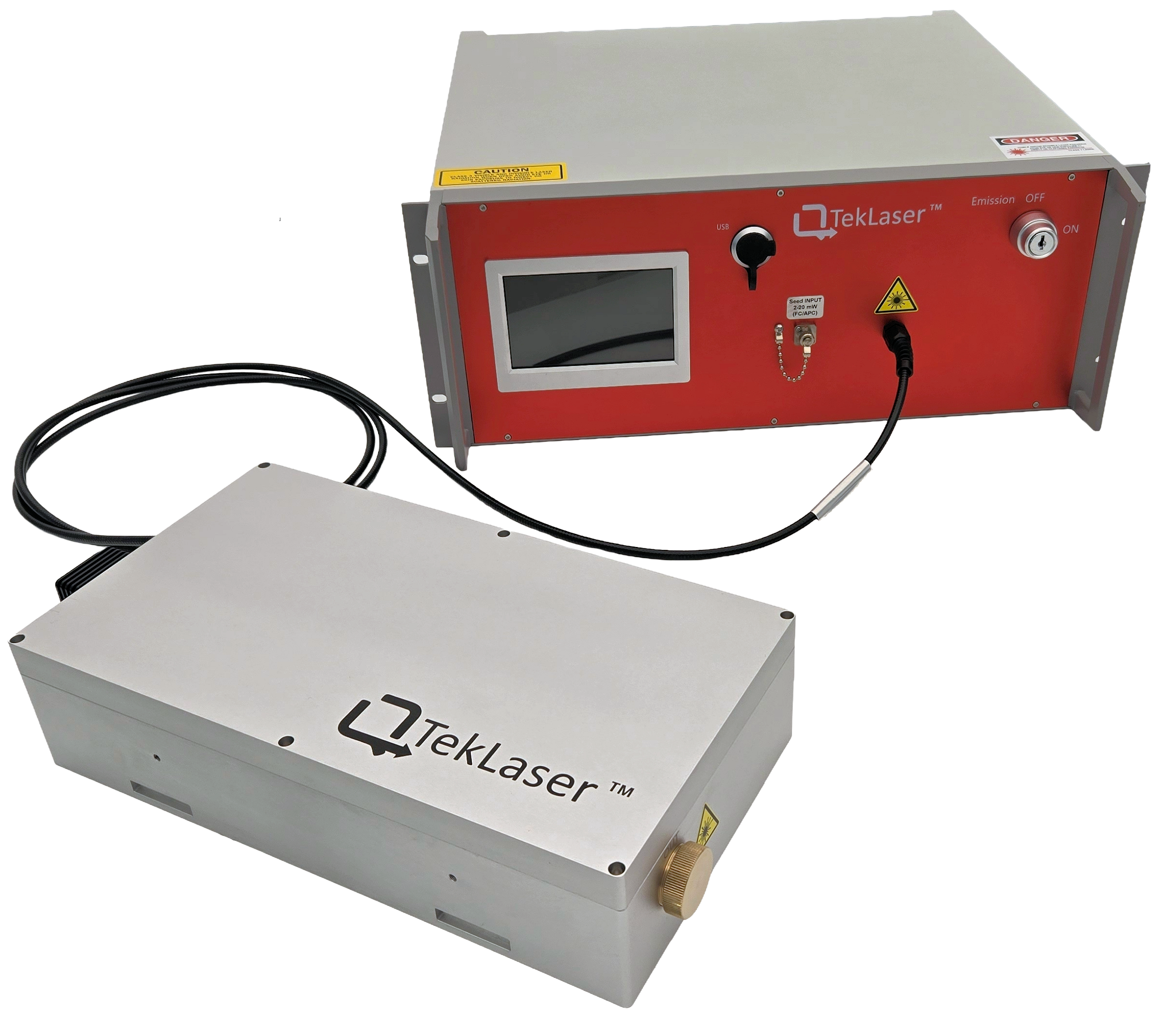 522 nm 1.5 W SHG fiber laser