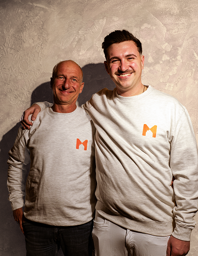 Team Foto der Gründer des Malerbetriebs