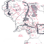 drawing middle earth map