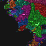 middle earth drainage map