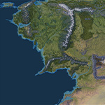 satellite middle earth map