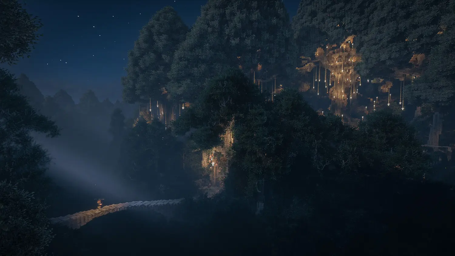 best minecraft screenshot of caras galadhon
