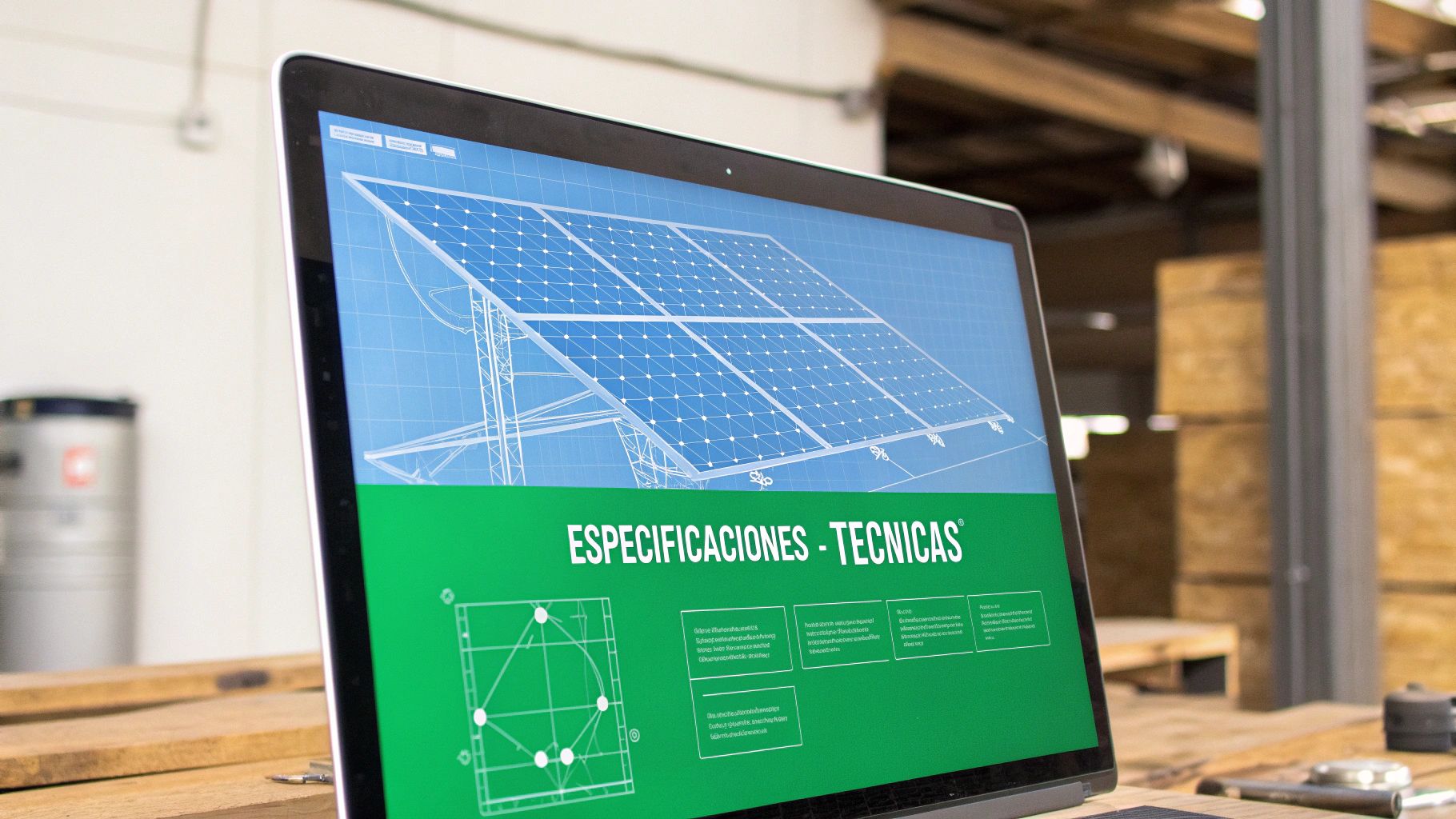 Una ilustración mostrando cómo los paneles más eficientes generan más energía en el mismo espacio.