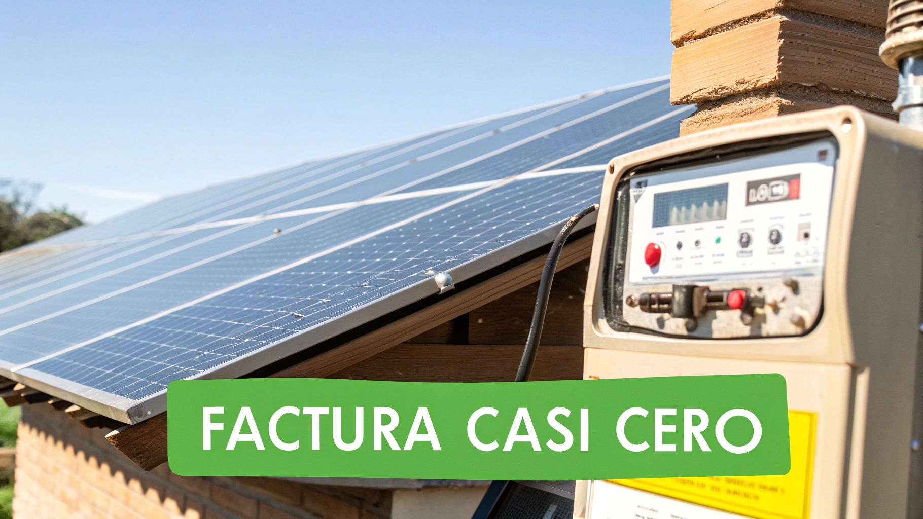 Recibo de luz de CFE mostrando el ahorro después de instalar paneles solares.