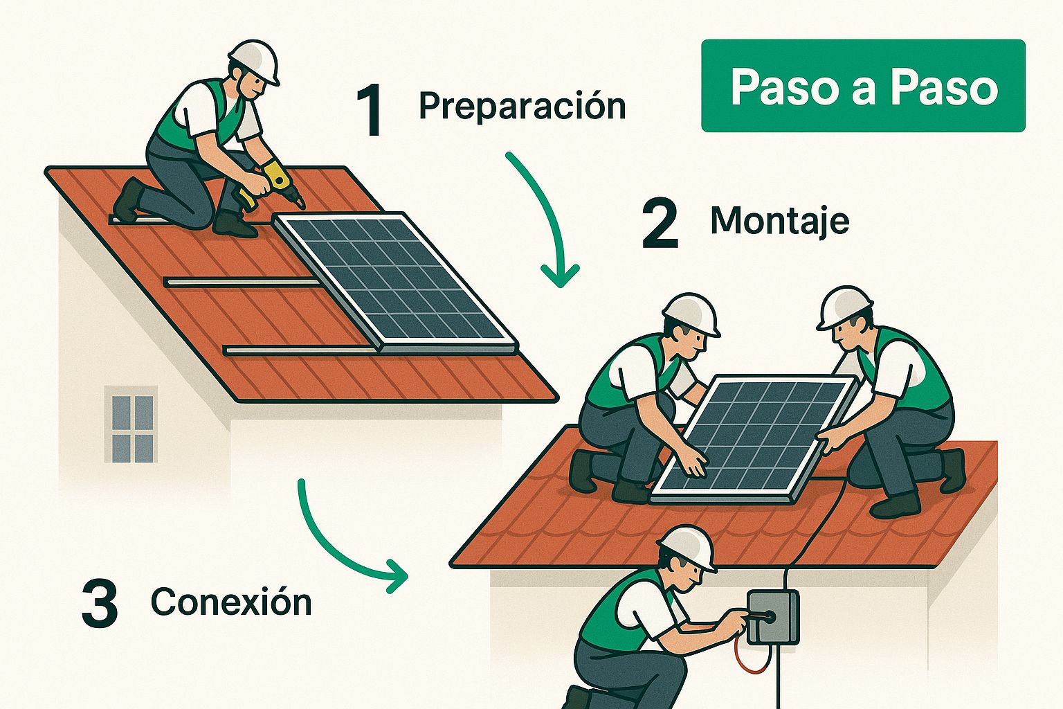 Infographic about paneles solares en merida