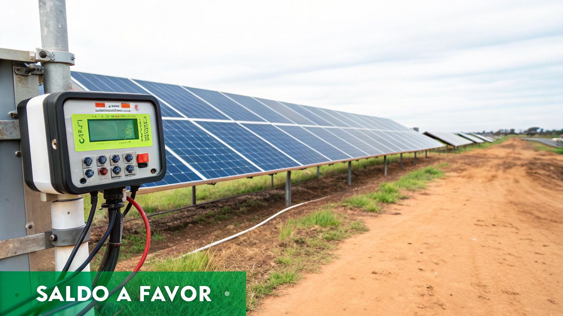 Un técnico revisando una instalación de paneles solares en un techo.