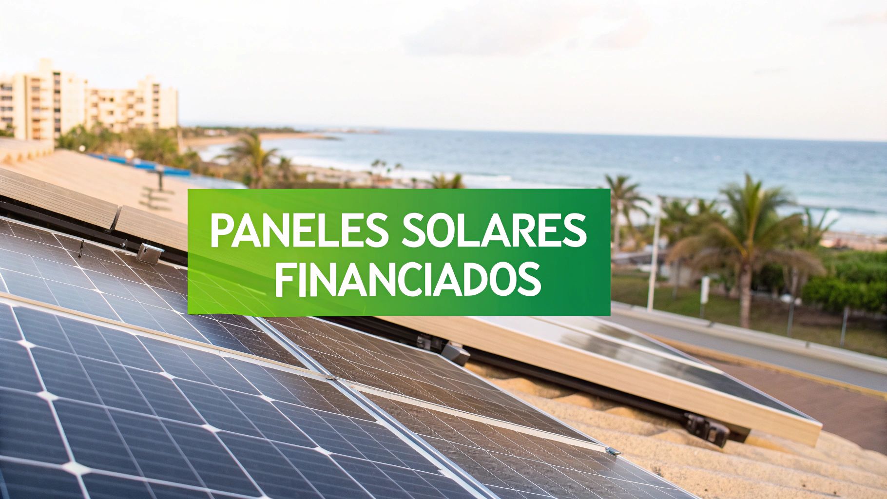 Paneles solares financiados en Cancún y cómo funcionan