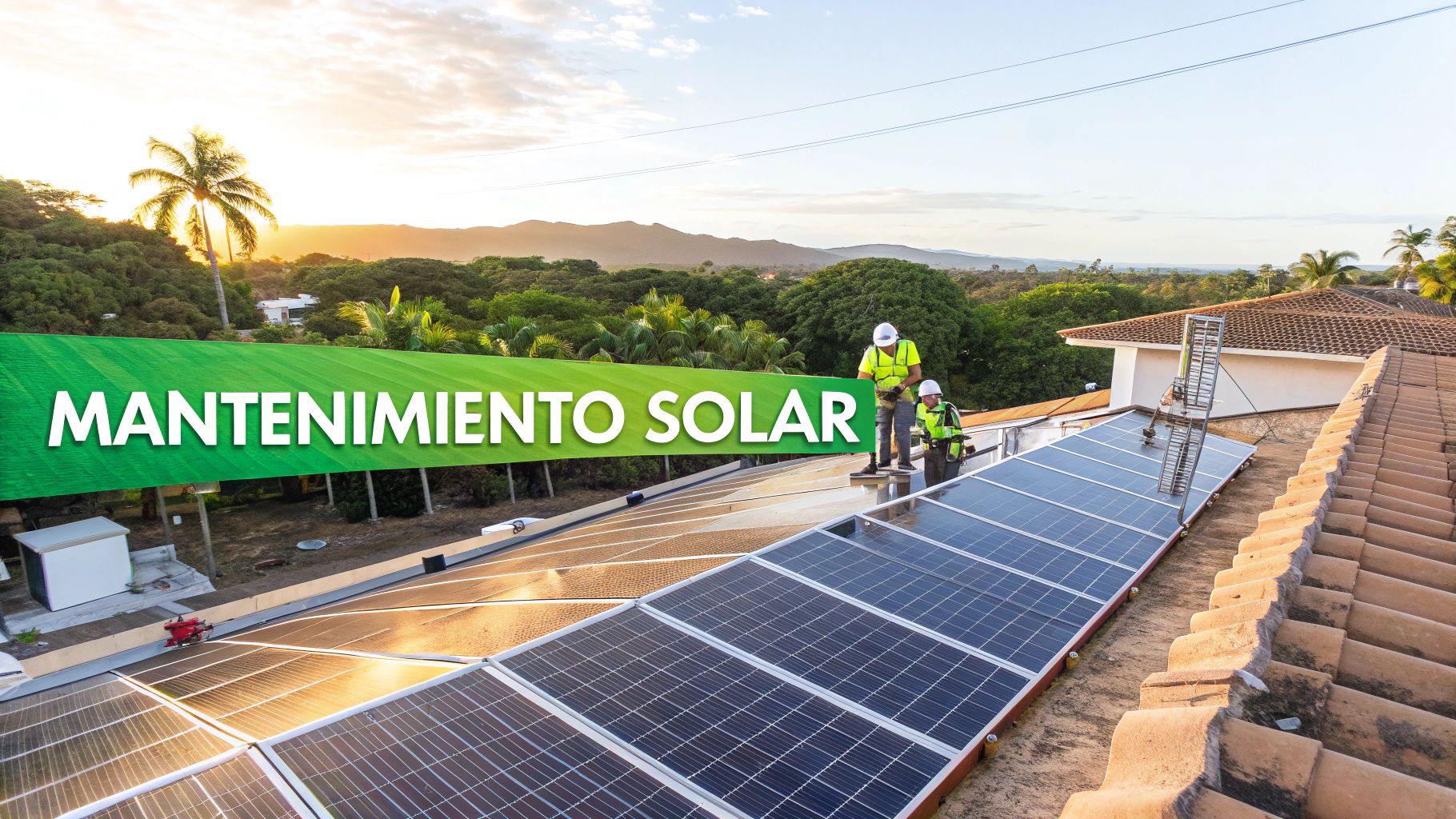 Guía práctica de mantenimiento a paneles solares en Cancún